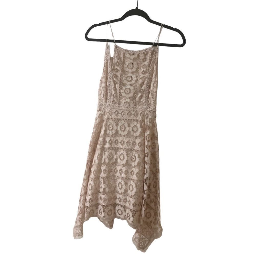 Free People lace dress cream color sz 4